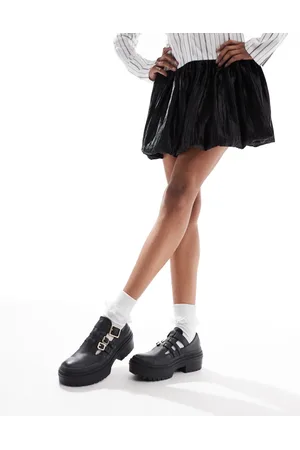 Converse Chuck Taylor - All Star - Sorte Mary Jane-sko med plateausål