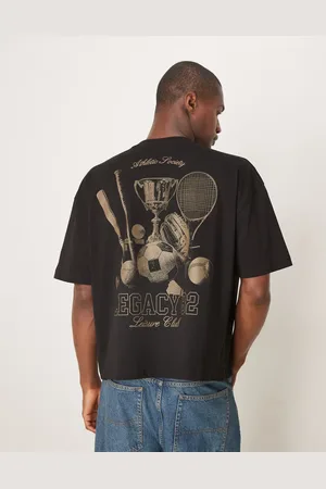 ASOS Oversized og T-shirt med firkantet pasform og grafisk sportsprint på ryggen