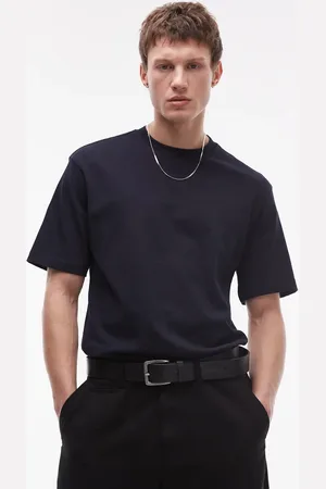 MANGO Premium - T-shirt i bomuld i almindelig pasform