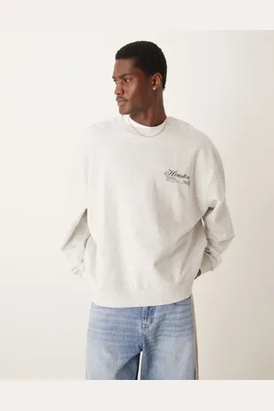 ASOS Sweatshirt i oversized pasform med print på brystet