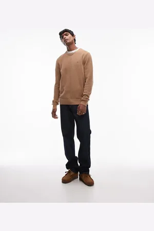 Tommy Hilfiger Essential - Beige trøje med rund hals-Neutral