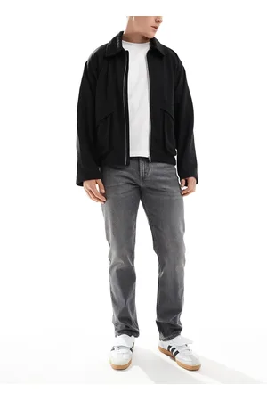 Lee West - Grå jeans med lige ben i regular fit
