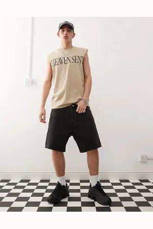Weekday Space - Sorte denimshorts med afslappet pasform - Kun hos ASOS