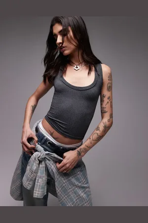 Free People Clean Slate - og ribbet tanktop