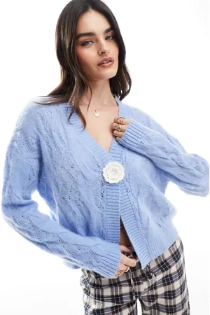 Miss Selfridge Cardigan med 3D-blomstermønster