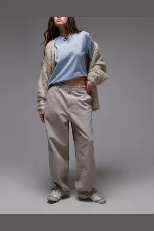 Carhartt Brandon - Løstsiddende jeans i støvet med enkelt knæ-Neutral