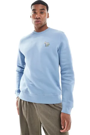 Paul Smith Lyseblå sweatshirt med zebralogo