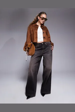 River Island Overskjorte i imiteret ruskind