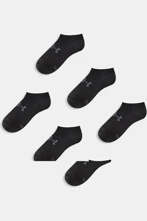 Under Armour 6-pak sorte ankelsokker