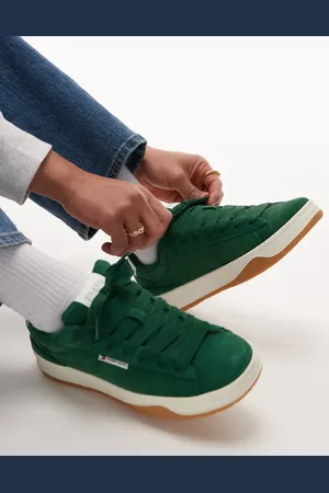 Tommy Hilfiger Grønne skater-sneakers