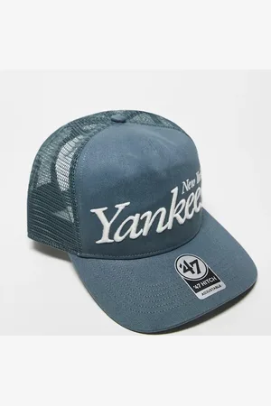 47 Brand NY Yankees - Grå trucker-kasket med lige skygge
