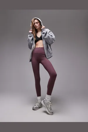 New Balance Blommelilla højtaljede leggings