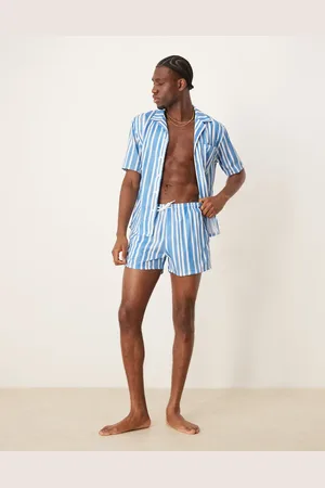 Free Society Badeshorts med striber