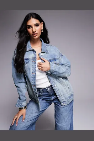 Armani Exchange Lyseblå denimjakke