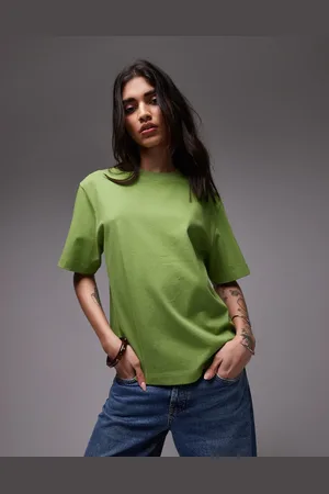 Topshop Premium - basis-t-shirt med korte ærmer