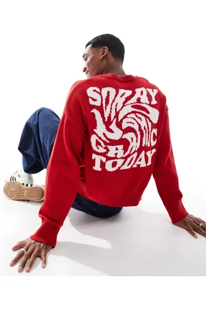 Pull&Bear STWD - strikket trøje-Blå