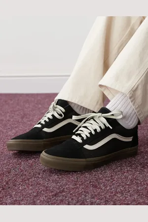 Vans Old Skool - Sorte sneakers i kraftigt kanvas med gummisål