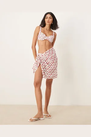 Abercrombie & Fitch Kort sarong med kirsebærprint - Del af sæt