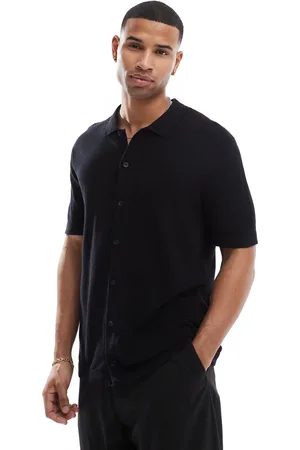 JACK & JONES Strikket polo med knapper