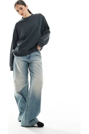 ASOS Og forvasket sweatshirt i oversized pasform