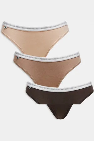 Lacoste Pakke med 3 multifarvede G-strenge