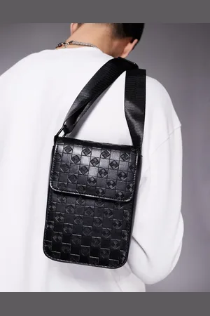ASOS Minitaske med monogram i crossbody-stil