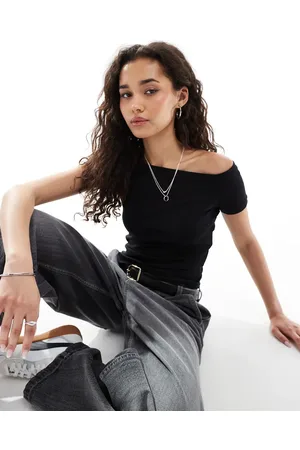 VERO MODA T-shirt med afkortede ærmer