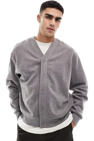 ASOS Oversized, brun og børstet cardigan