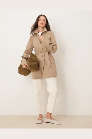 JDY Lysebrun trenchcoat