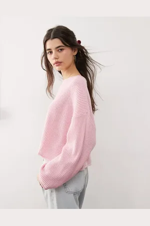 Miss Selfridge Pastelpink og løstsiddende trøje