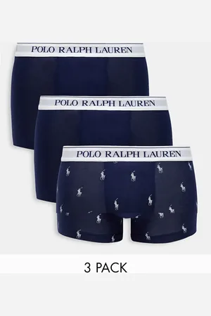Ralph Lauren Pakke med 3 par boksershorts i med gennemgående ponylogo