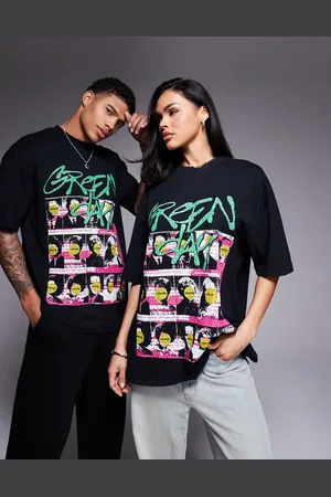 ASOS Unisex - oversized T-shirt med officielt Green Day-print