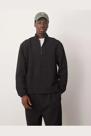 ASOS Og oversized sweatshirt med kvart lynlås - Del af sæt