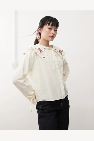Miss Selfridge Skjorte med kravebroderinger