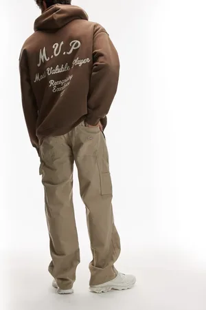 Dickies Vasket lyse gyldenbrune arbejdsbukser i kanvas