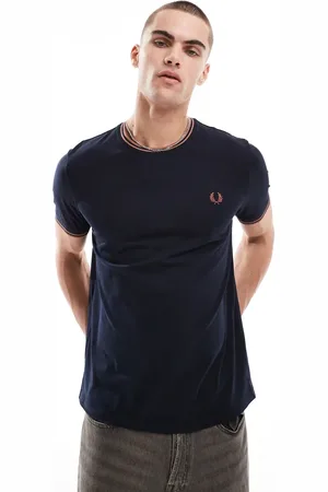 Fred Perry T-shirt med to kantstriber