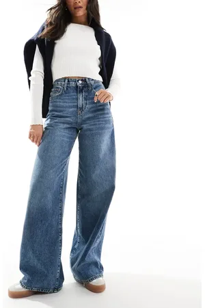 AWARE Blå jeans med ekstremt brede ben