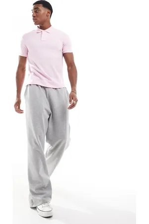 Ralph Lauren Pink og slim polotrøje med ikonlogo i pique