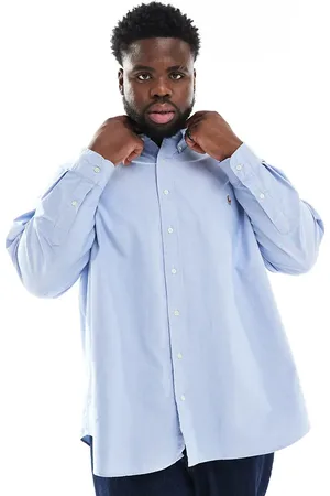 Ralph Lauren Big & Tall - oxford-skjorte med logoikon