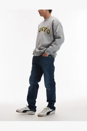 Tommy Hilfiger Ryan - Mørkeblå smalle jeans med lige ben