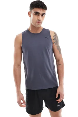 PUMA Koksgrå tanktop i tech-stof