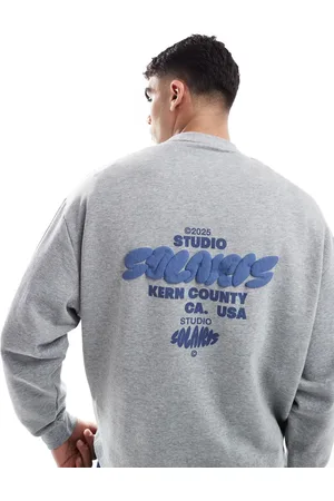 ASOS Oversized sweatshirt med bobleprint på ryggen