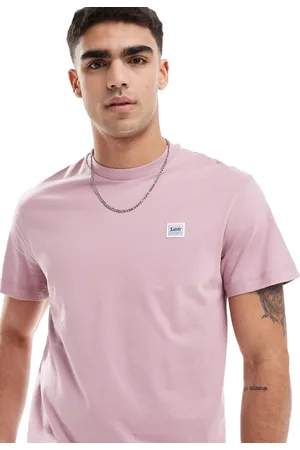 Lee Workwear - Lysviolet afslappet T-shirt-Lyserød