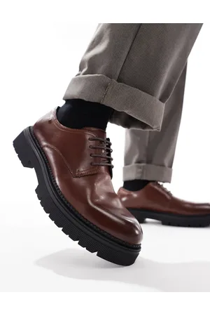 ASOS Brune snøresko med chunky sål