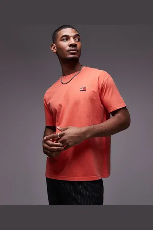 Tommy Hilfiger Rød T-shirt i regular fit med logomærke
