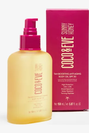 Coco & Eve Tan Boosting Anti-aging Body Oil SPF SPF30, 150 ml