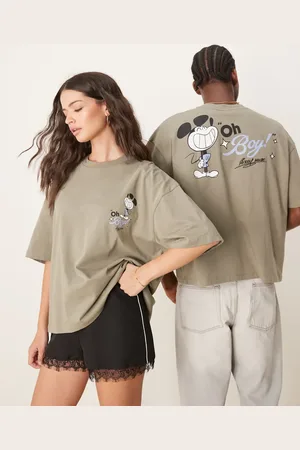ASOS Kakigrøn oversized unisex-T-shirt med 