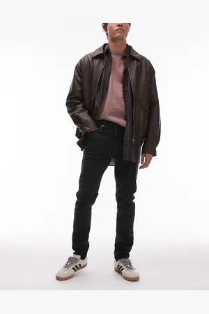 Topman Vasket sorte skinny-jeans med stretch