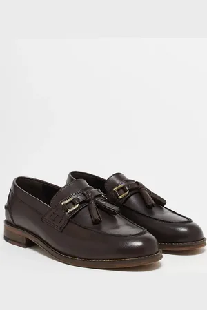 ASOS Brune loafers i læder med kvaster