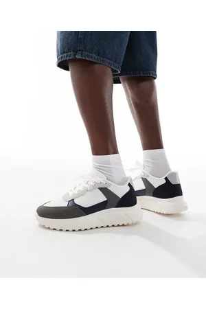 JACK & JONES Løbesneakers i /grå/marineblå